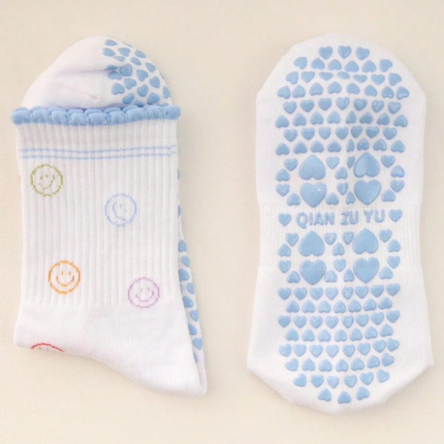 1/2/3/4足組の女性用ピラティスソックス、柔らかく快適、 - Grip Sock Yoga のレビューと価格