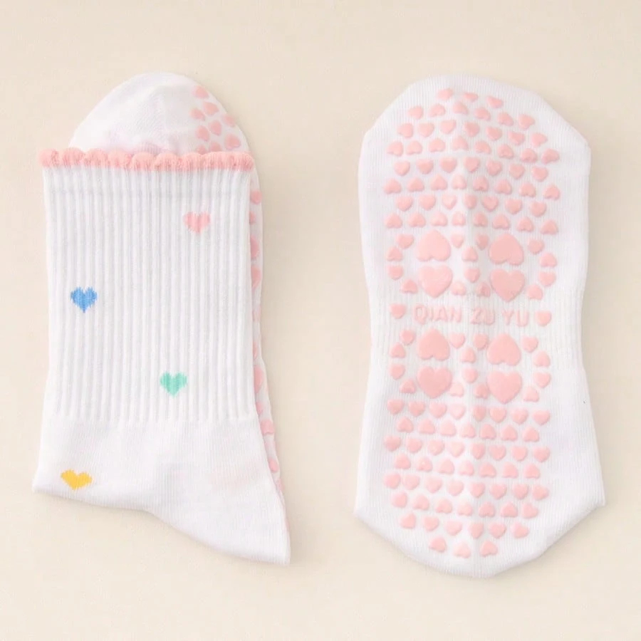 1/2/3/4足組の女性用ピラティスソックス、柔らかく快適、 - Grip Sock Yoga のレビューと価格