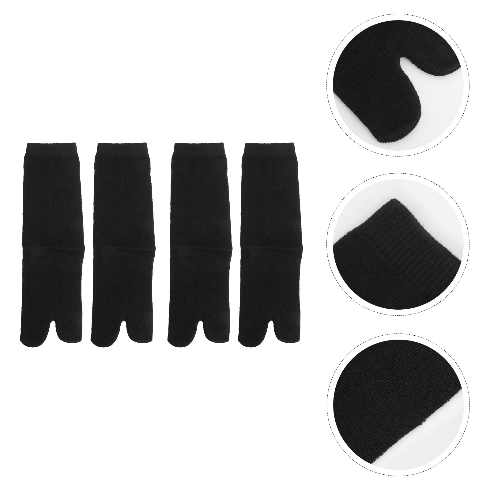 2足組 日本風つま先分離ソックス 快適なコットン製二本指ソッ - Toe Sock Split のレビューと価格