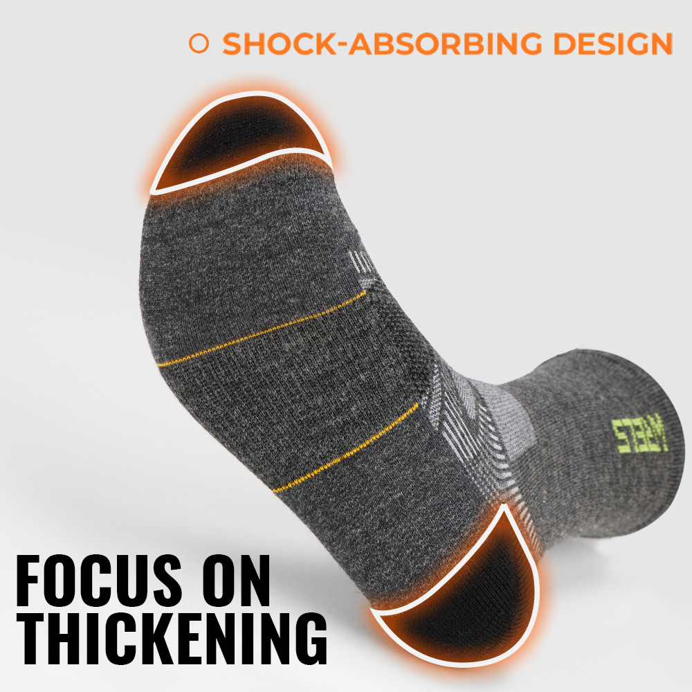 WRELS 1/2/3 ペアメリノウールハイキングソックス通 - Wool Hiking Sock のレビューと価格