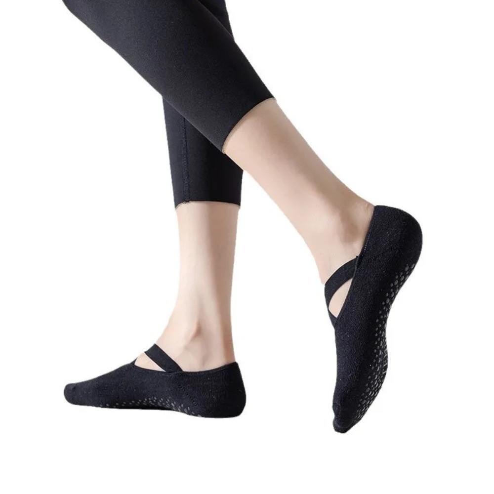 1/3 ペアヨガソックス女性用コットンシリコン滑り止めピラテ - Grip Sock Yoga のレビューと価格