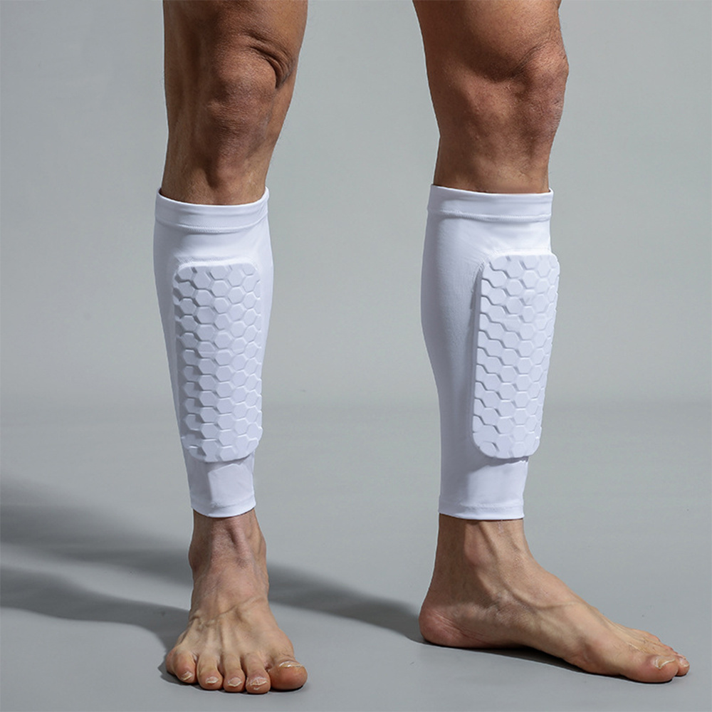 厚みのあるサッカーシンガードふくらはぎ圧縮スリーブハニカムパ - Compression Sleeve Calf のレビューと価格