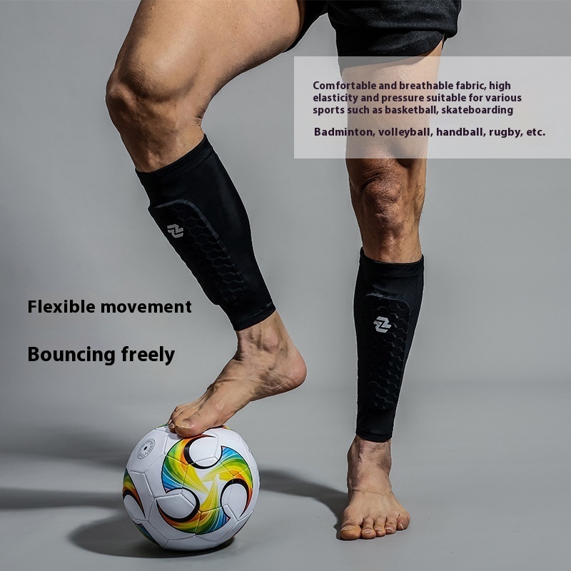 厚みのあるサッカーシンガードふくらはぎ圧縮スリーブハニカムパ - Compression Sleeve Calf のレビューと価格