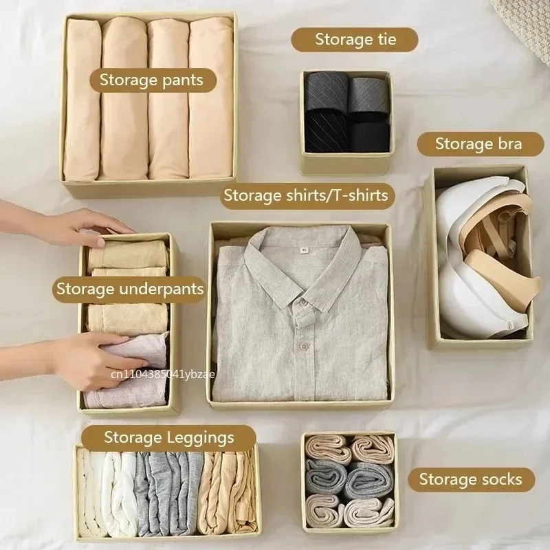布製下着収納ボックス 引き出しオーガナイザー クローゼット整 - Sock Organizer Tray のレビューと価格